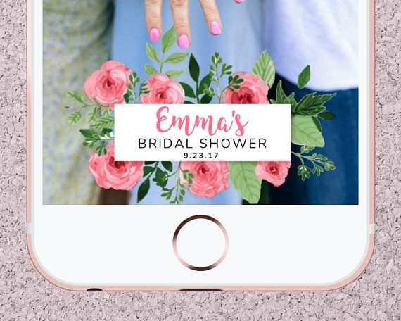 floral snapchat filter
