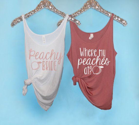 peachy bride bachelorette party theme 