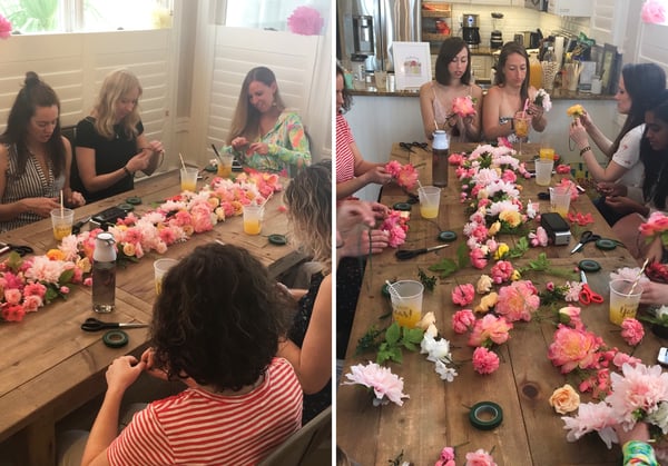 flower crown party