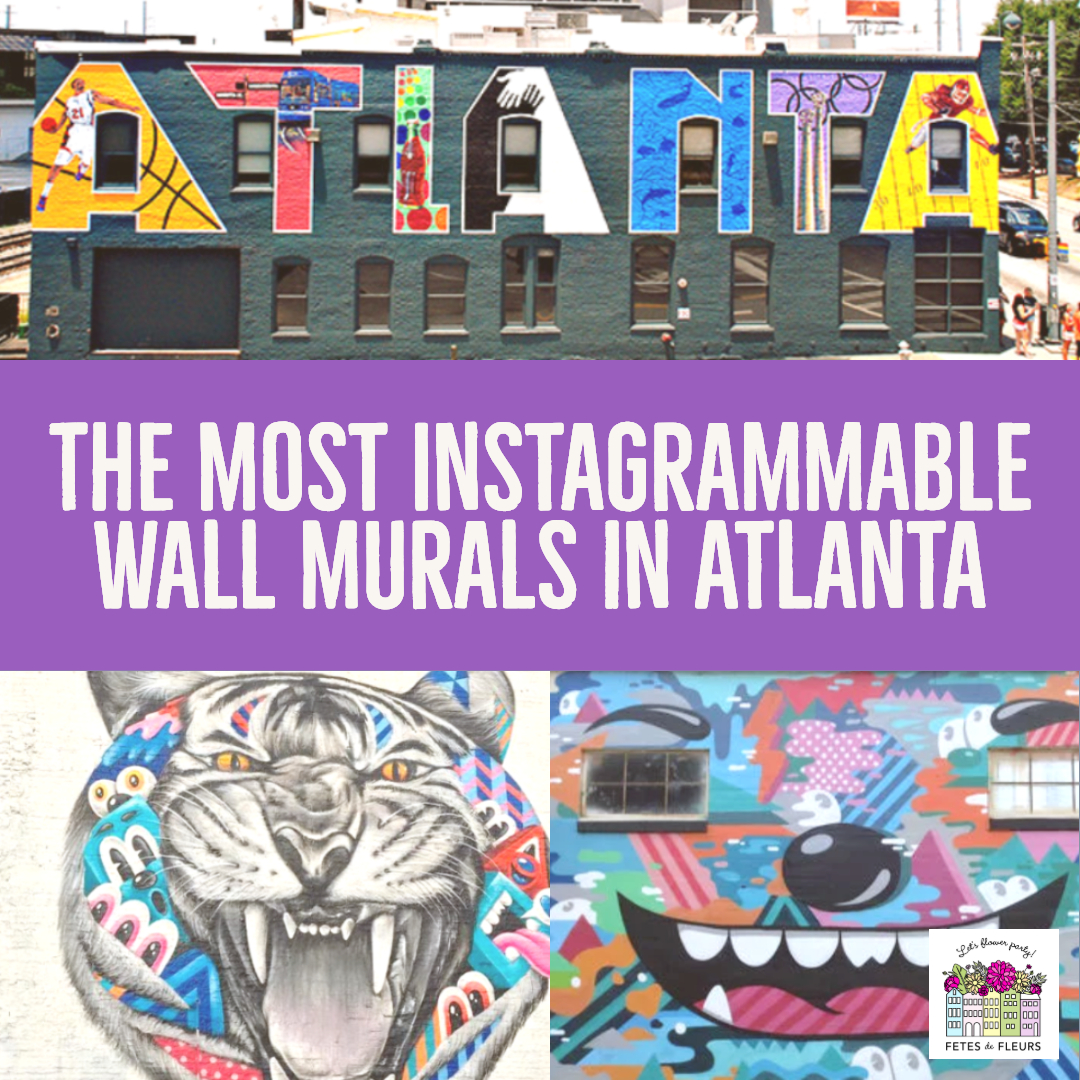 instagrammable wall murals and wall art in atlanta 