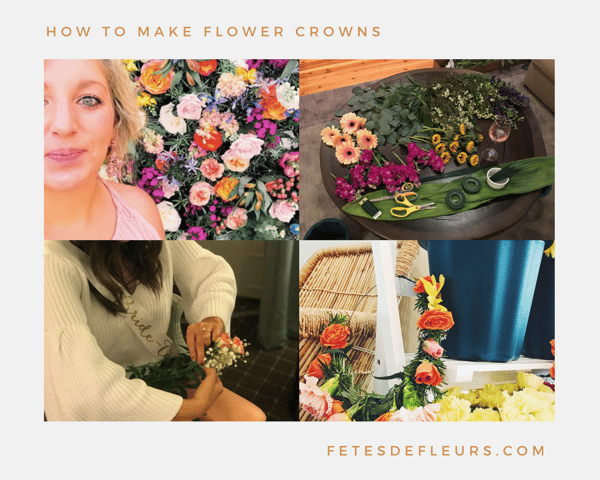 learn How to make flower crowns