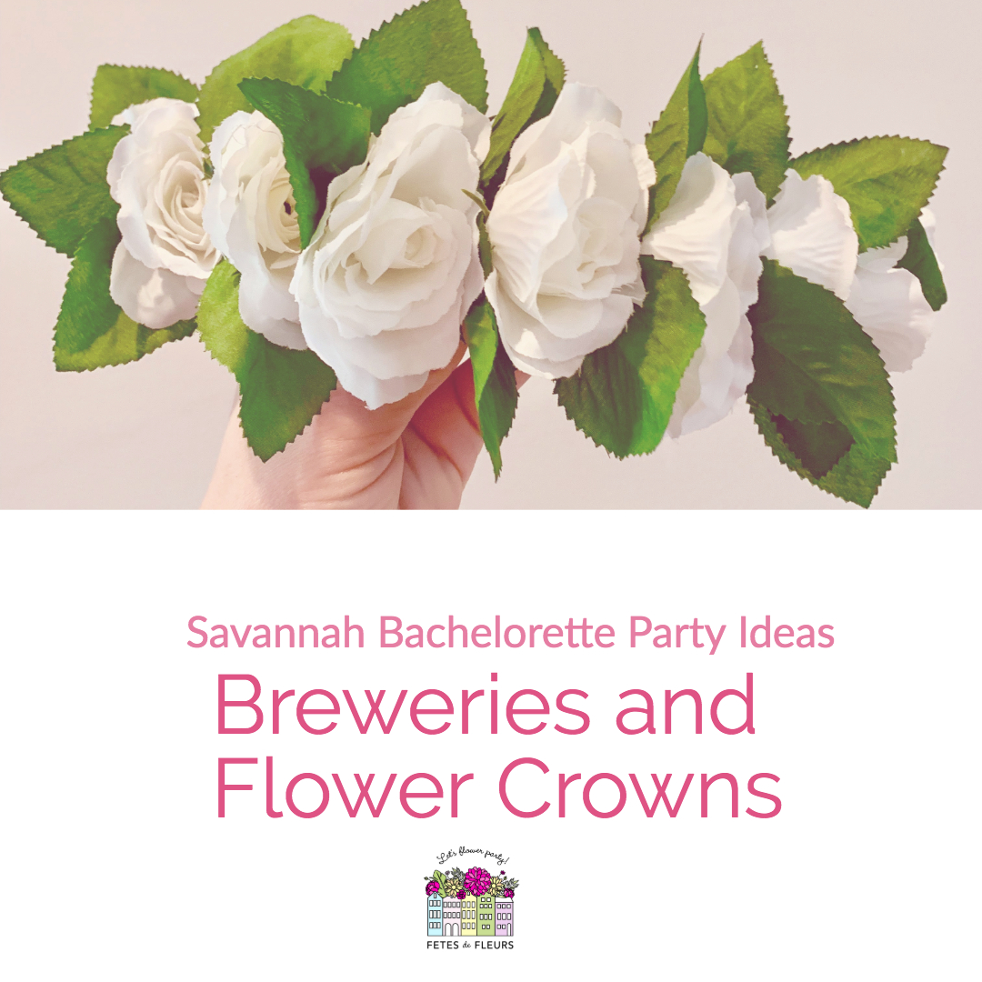 savannah breweries and flower crowns