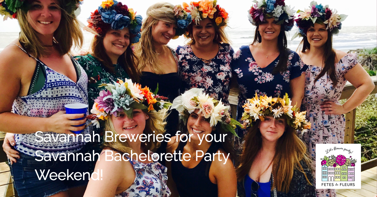 savannah breweries for your savannah bachelorette party weekend 