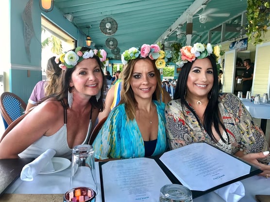 Flower crown bachelorette parties 