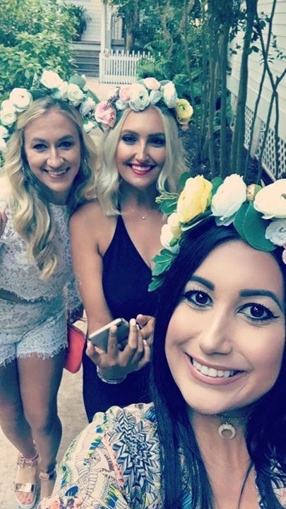 Flower crown party Flower crown party