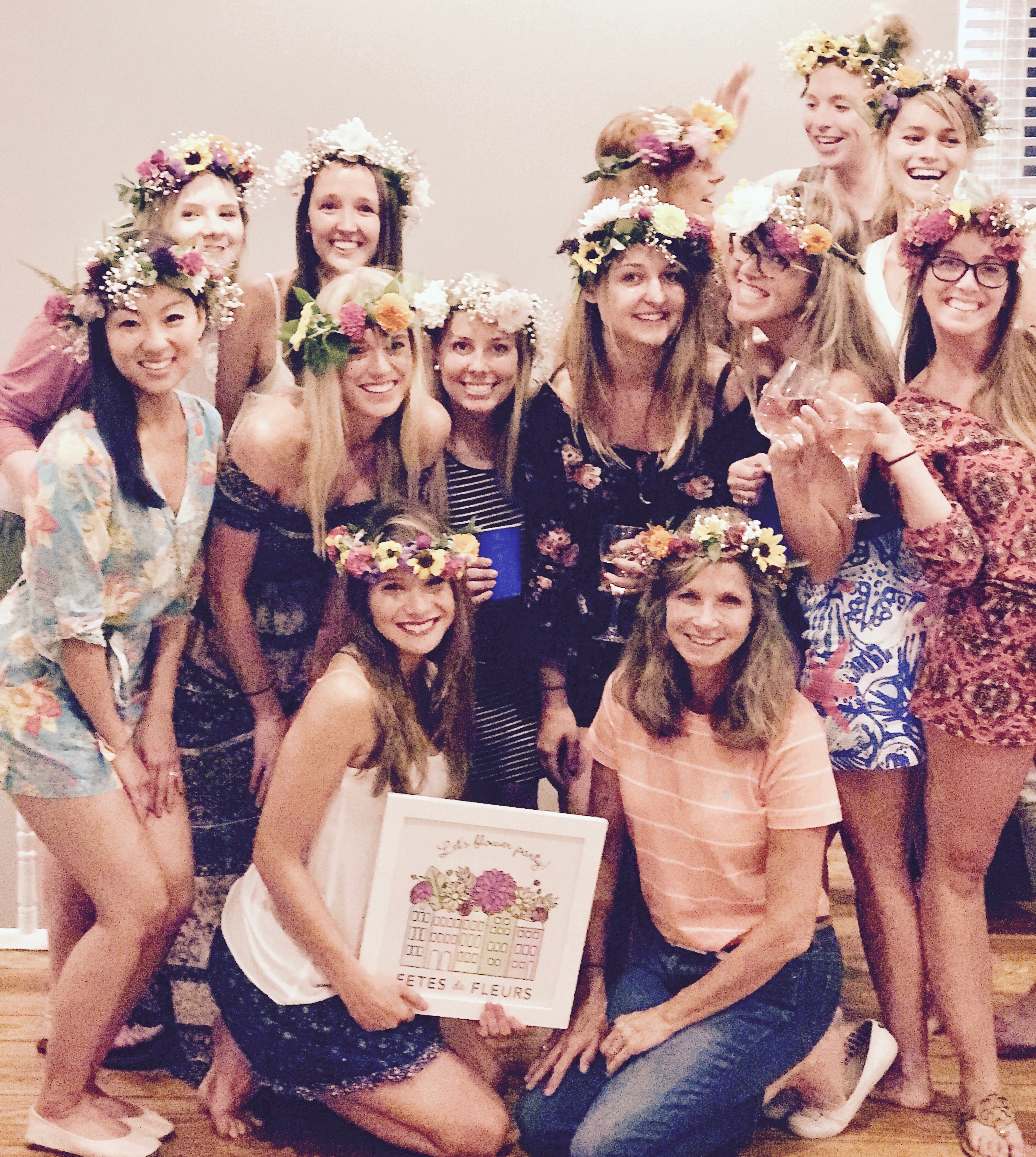 What to Expect from a Charleston Bachelorette Flower Crown Party