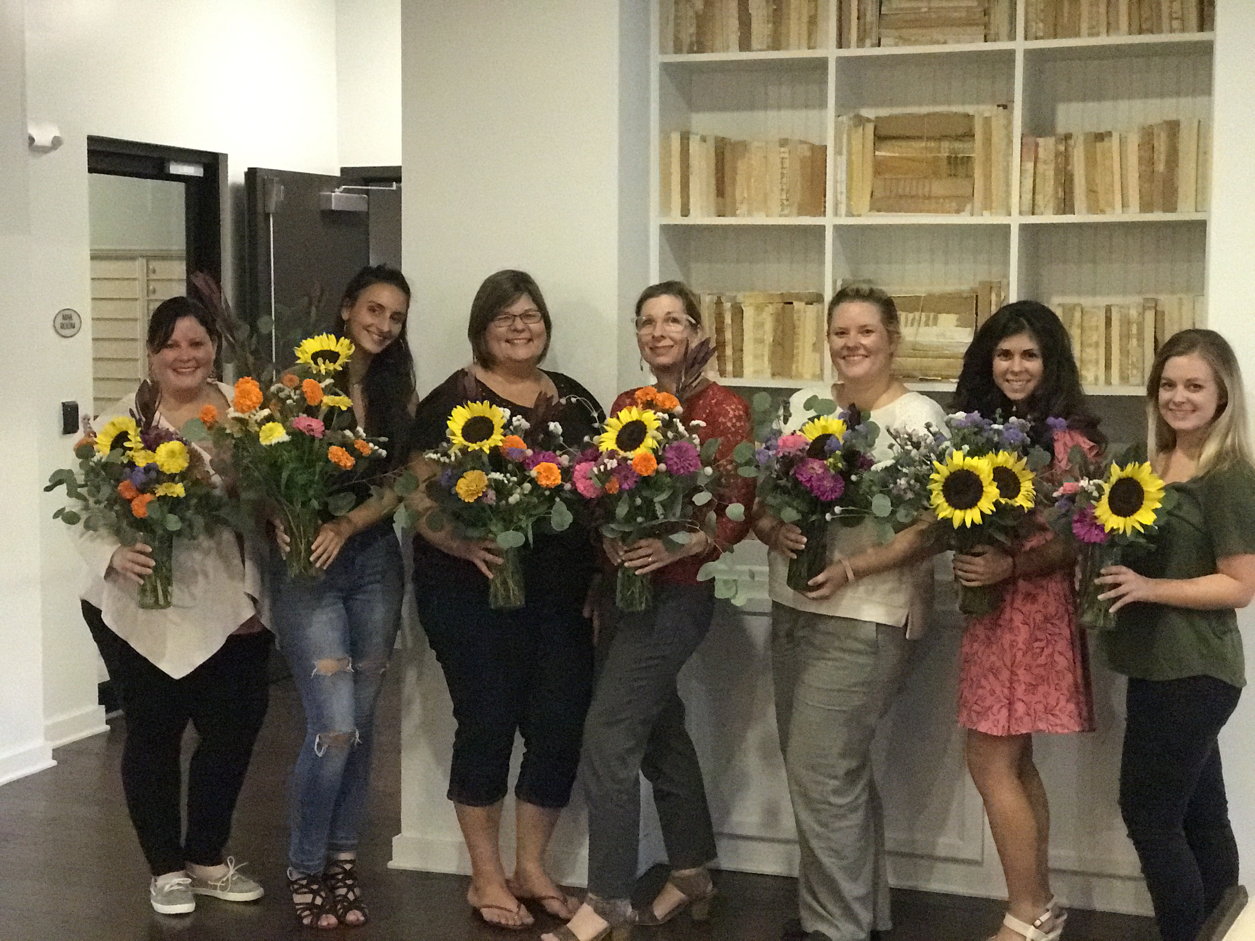 Floral arranging class 