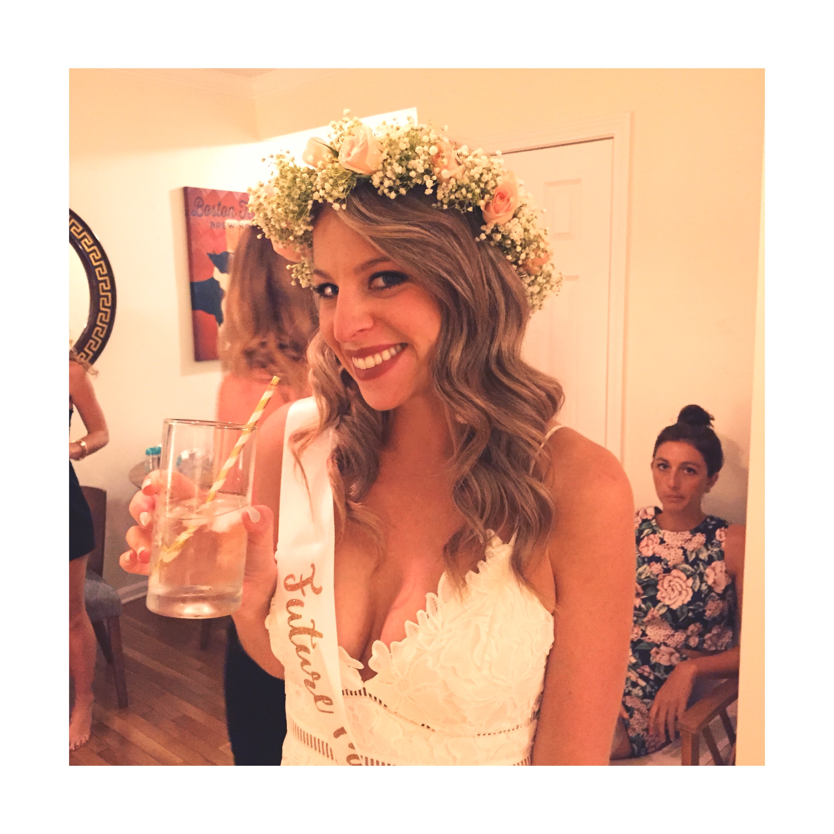 baby shower flower crown