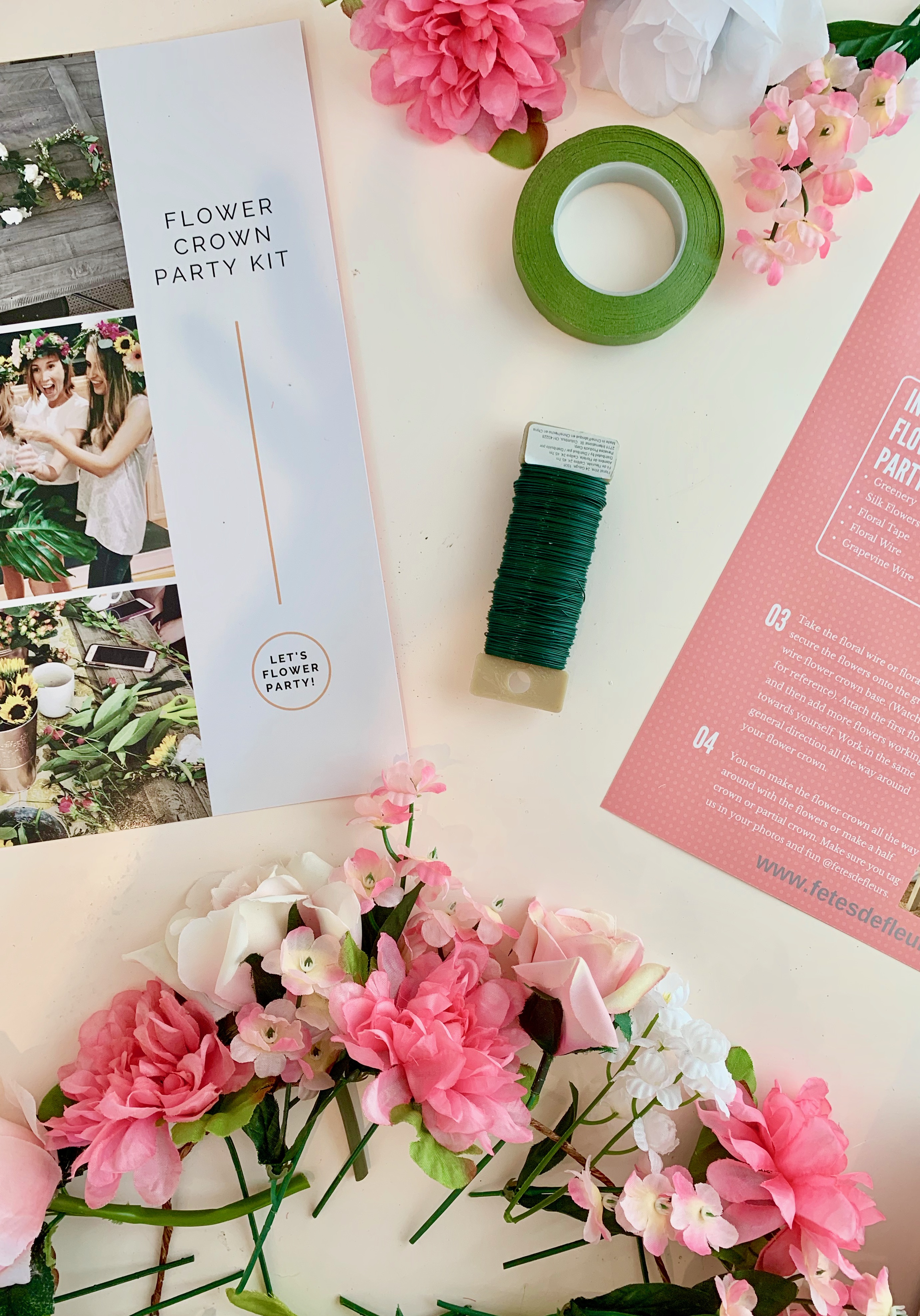 how to make flower crowns