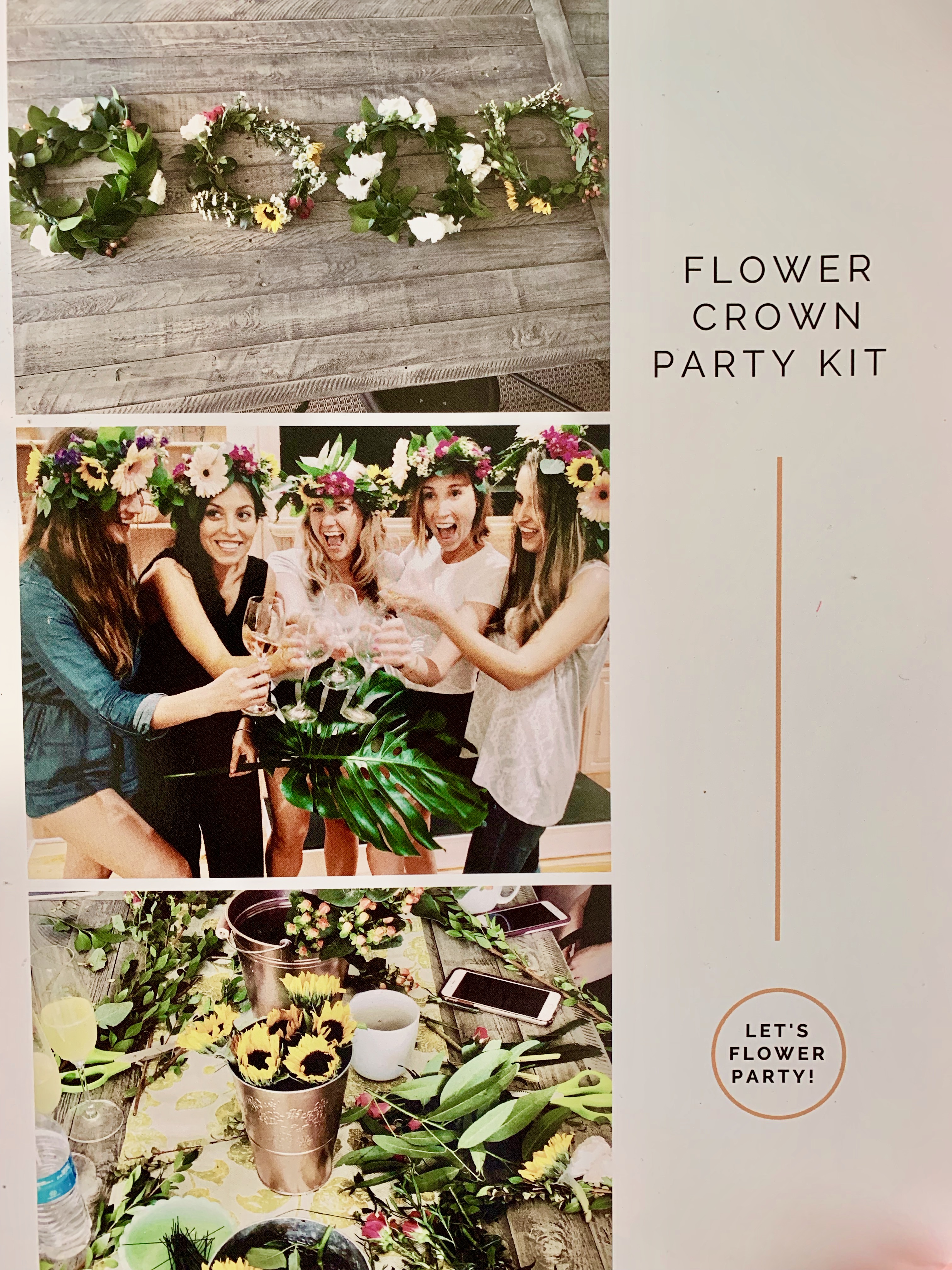DIY flower crowns