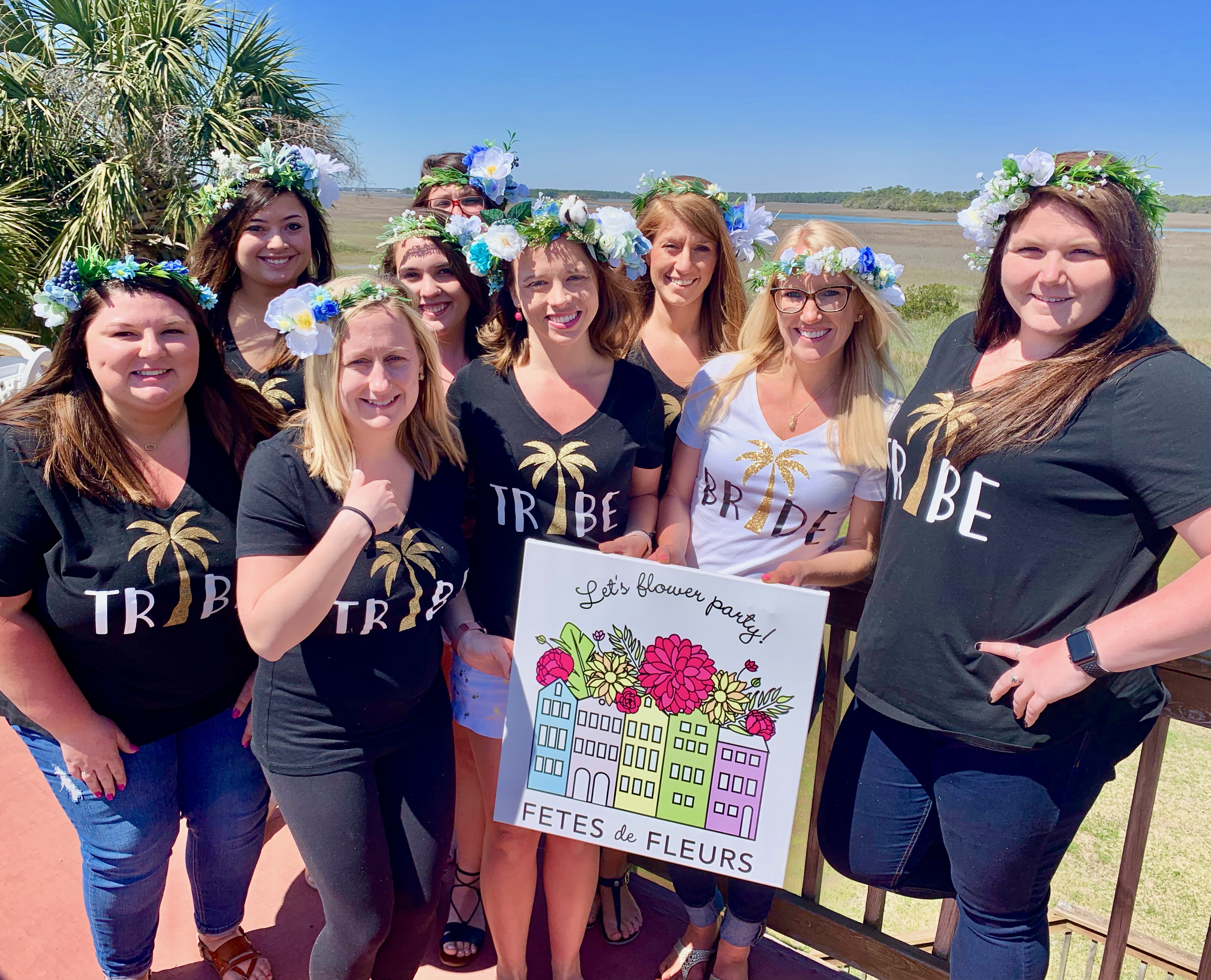 Folly beach bachelorette party