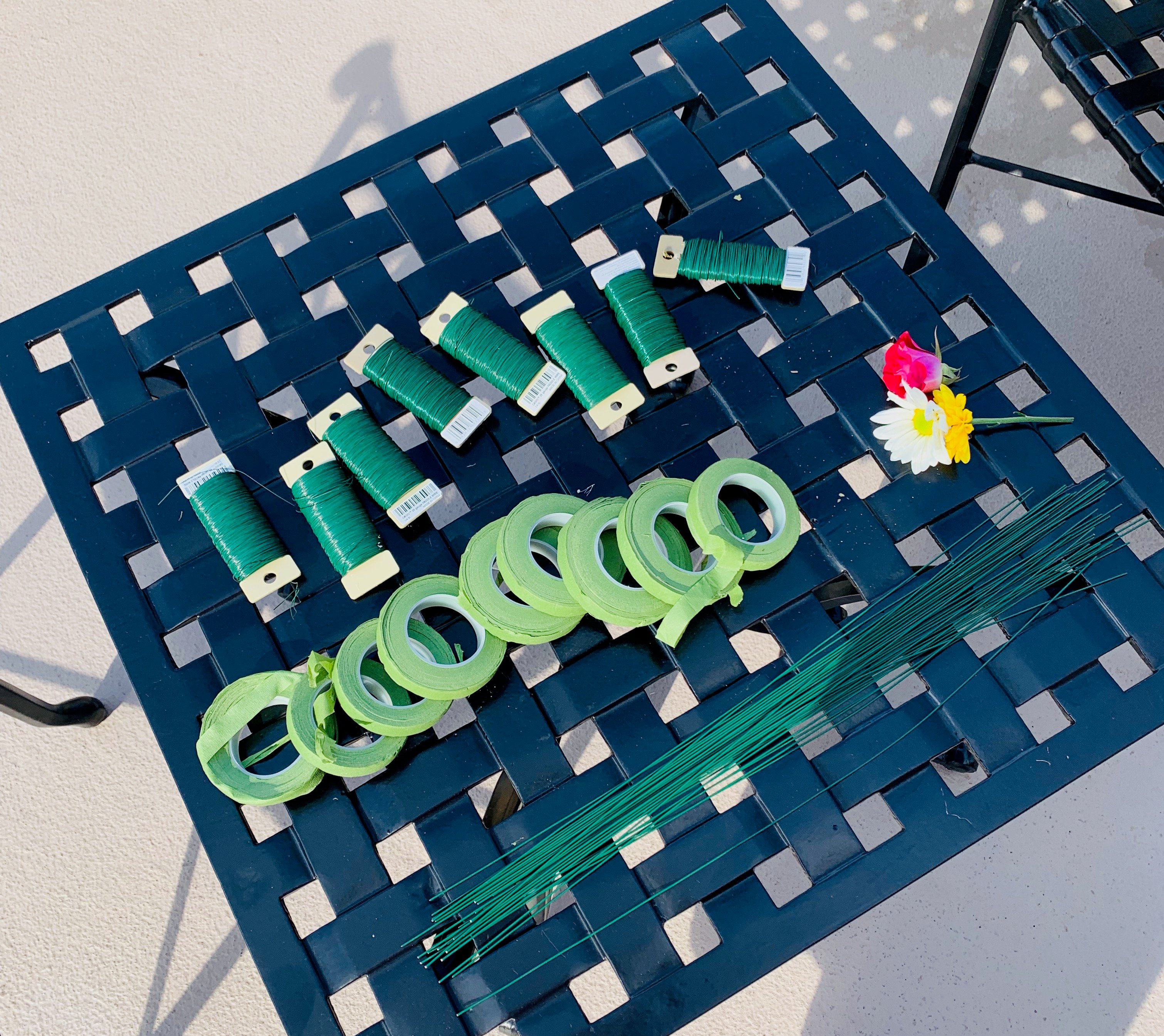 flower crown workshop for a bachelorette party