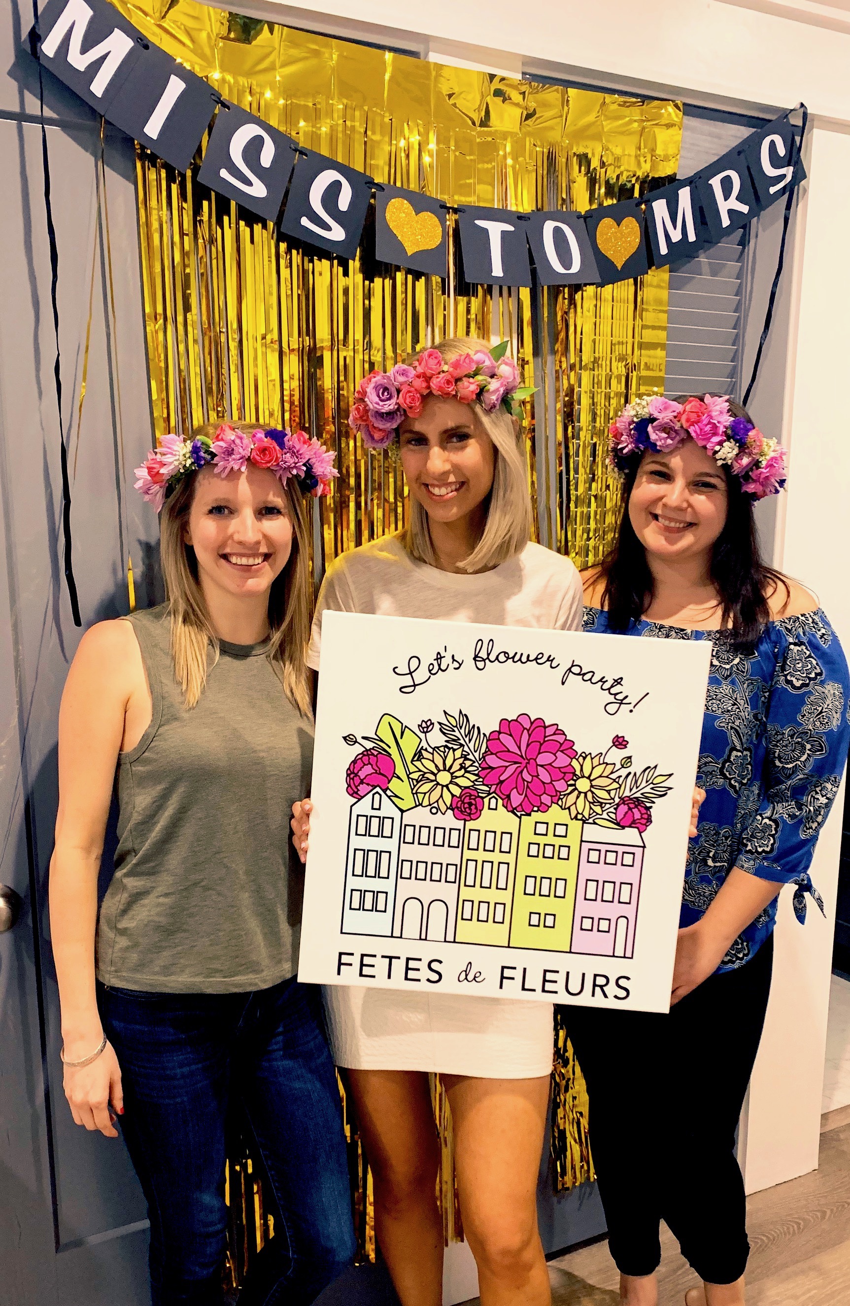 miss to mrs bachelorette party decor