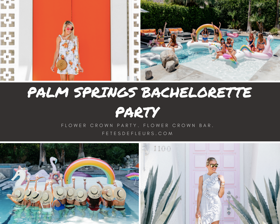 Palm Springs bachelorette party ideas 