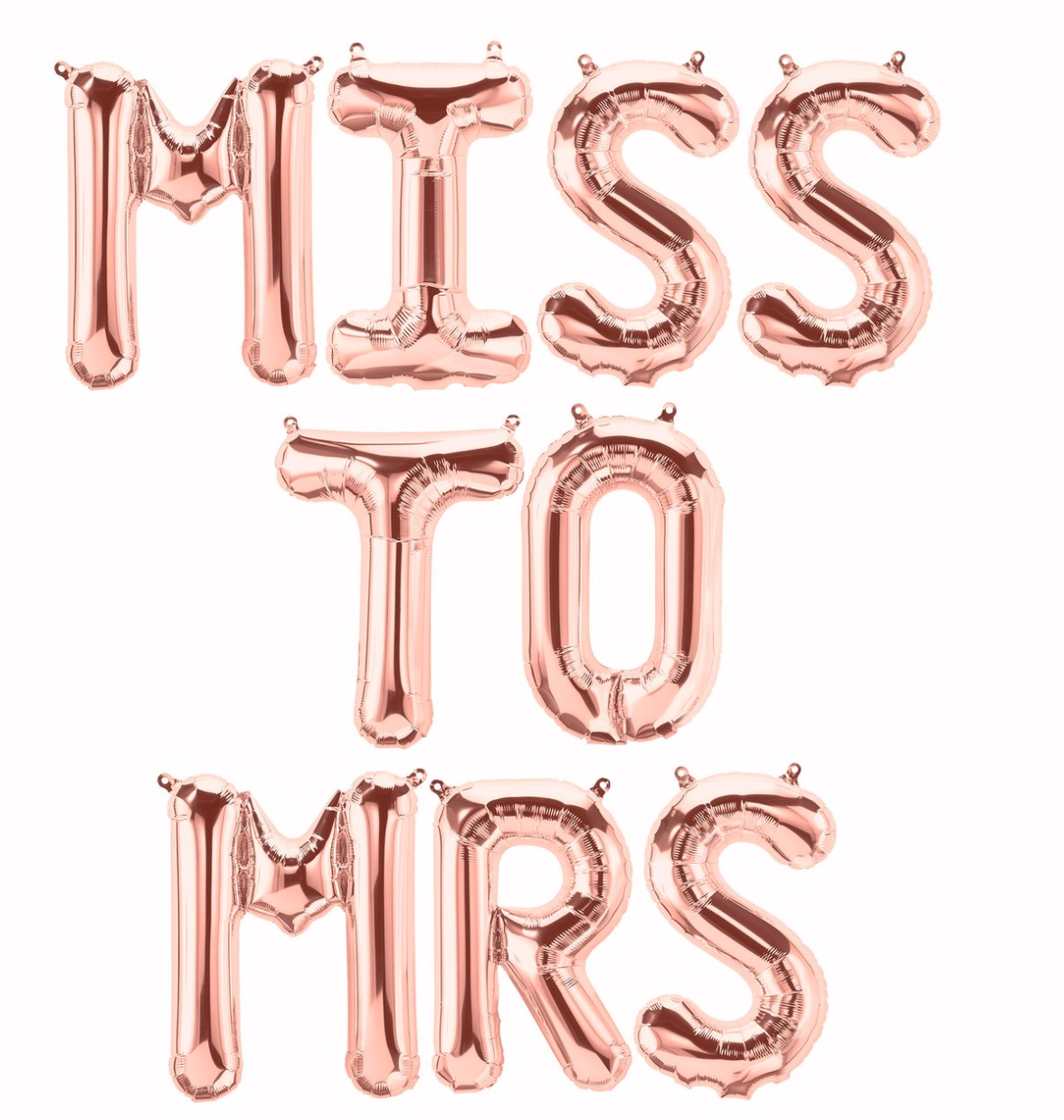 miss to mrs bachelorette party balloon banner 