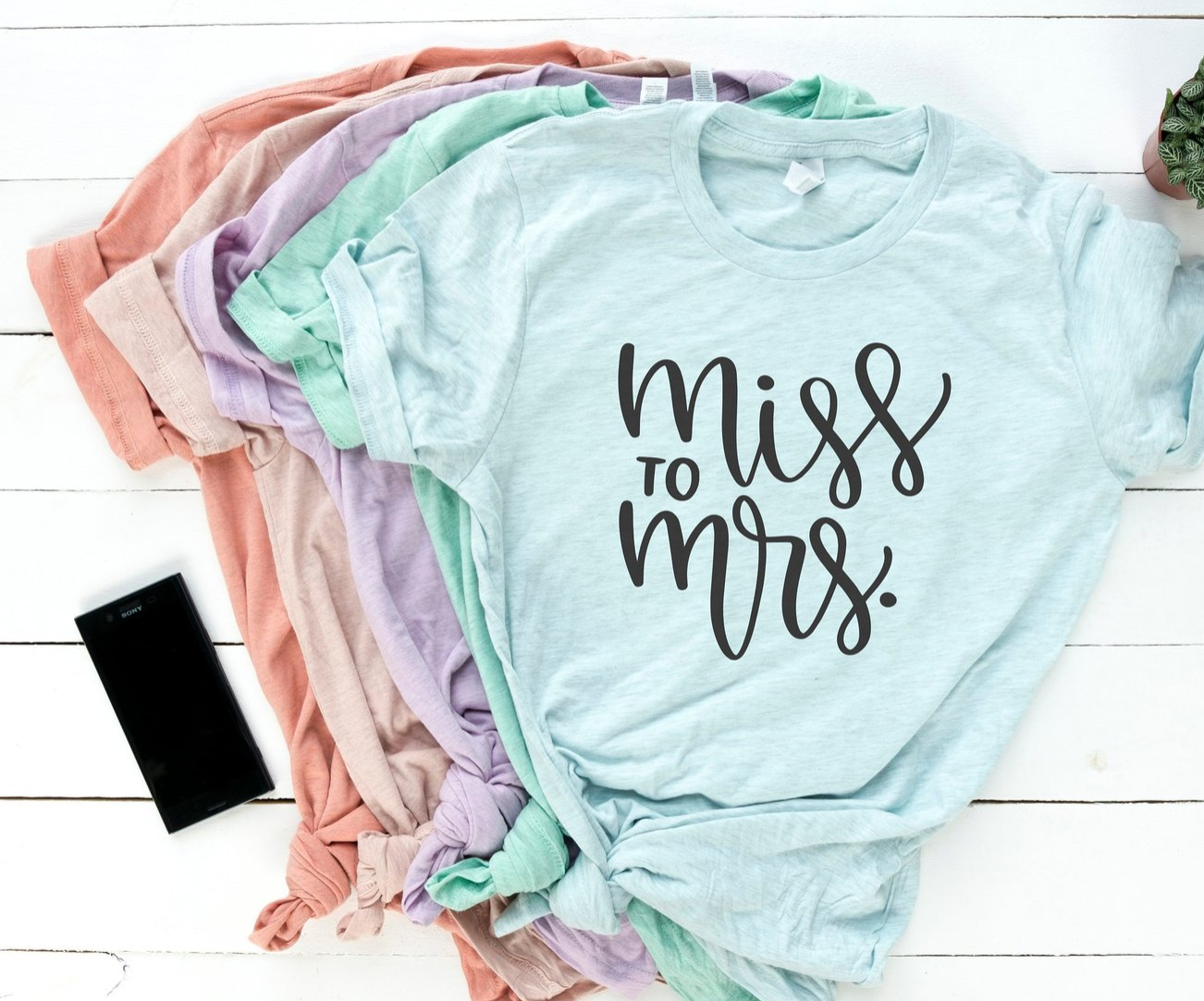 miss to mrs t-shirts