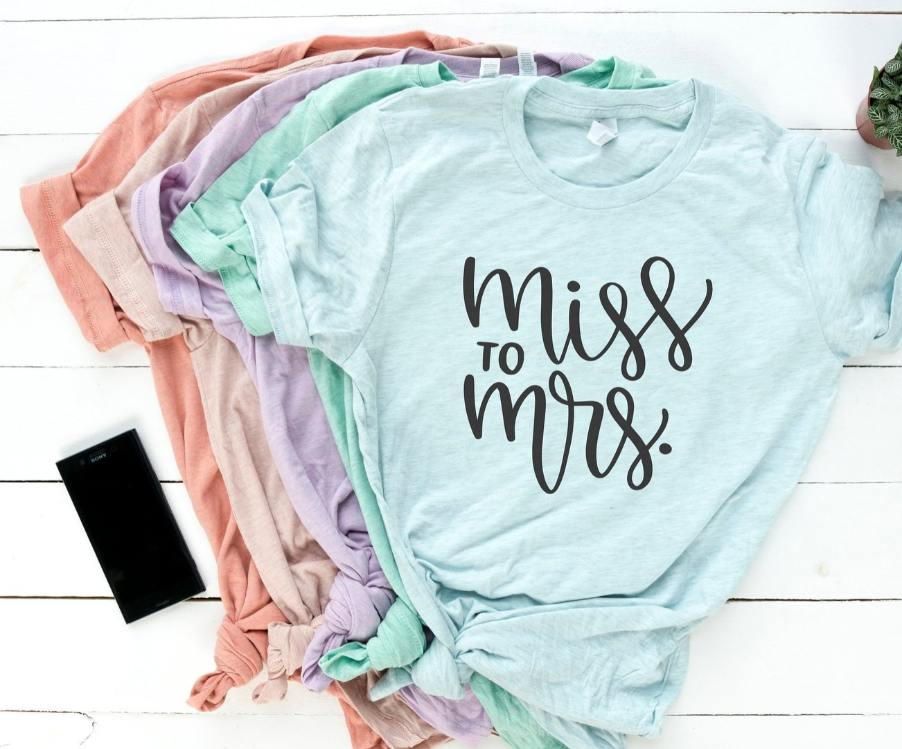 miss to mrs t-shirts 