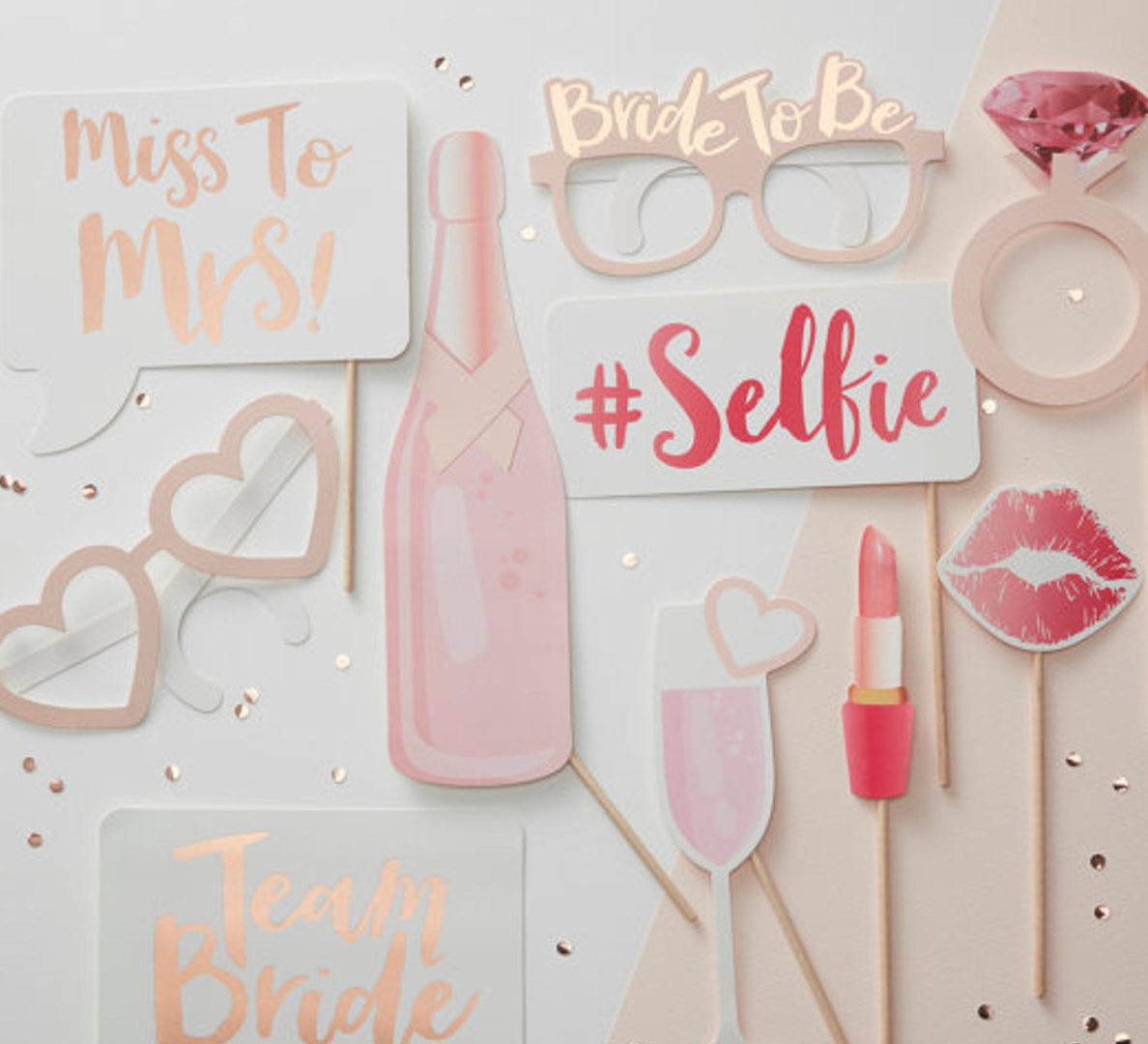 miss to mrs photobooth props