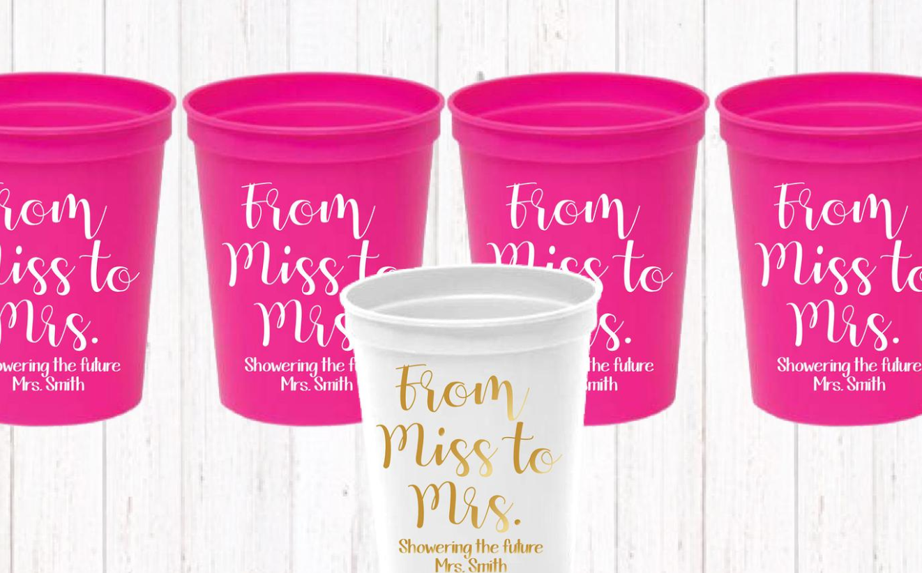 miss to mrs cups
