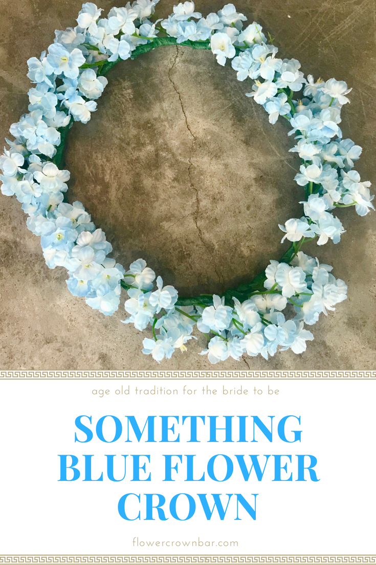 Something Blue Flower Crown