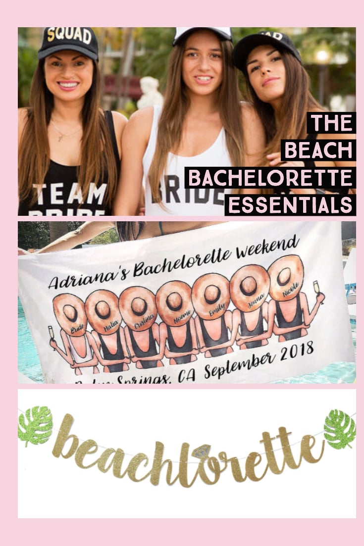 beach bachelorette party essentials 