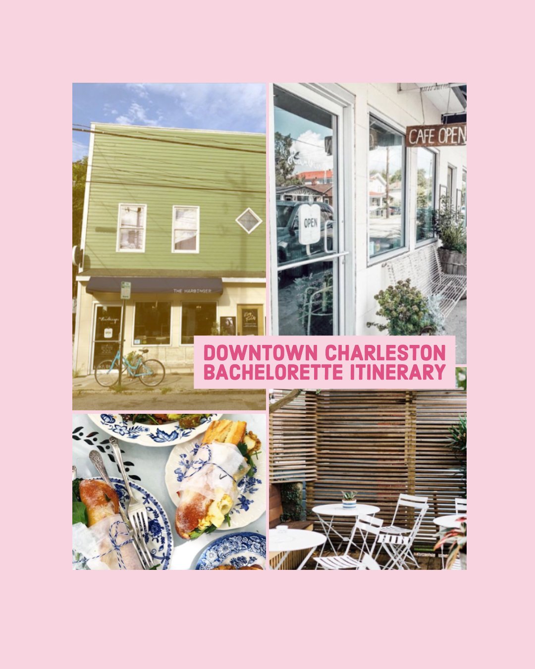 downtown charleston bachelorette party itinerary
