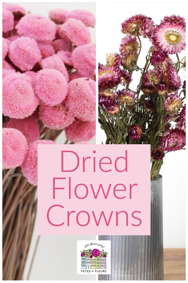 dried flowers for dried flower crowns 