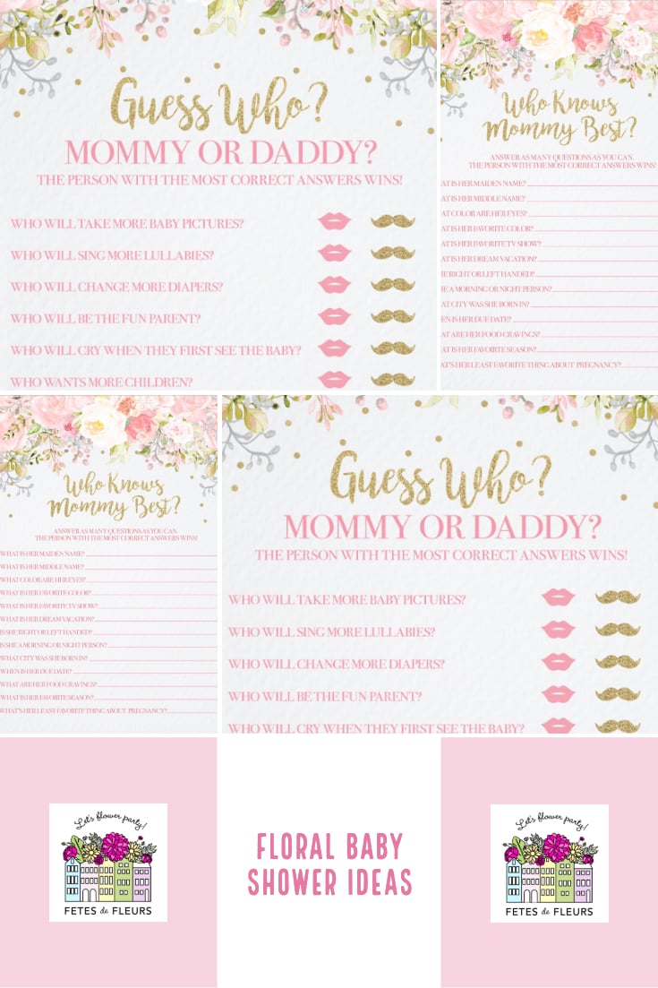 floral baby shower ideas
