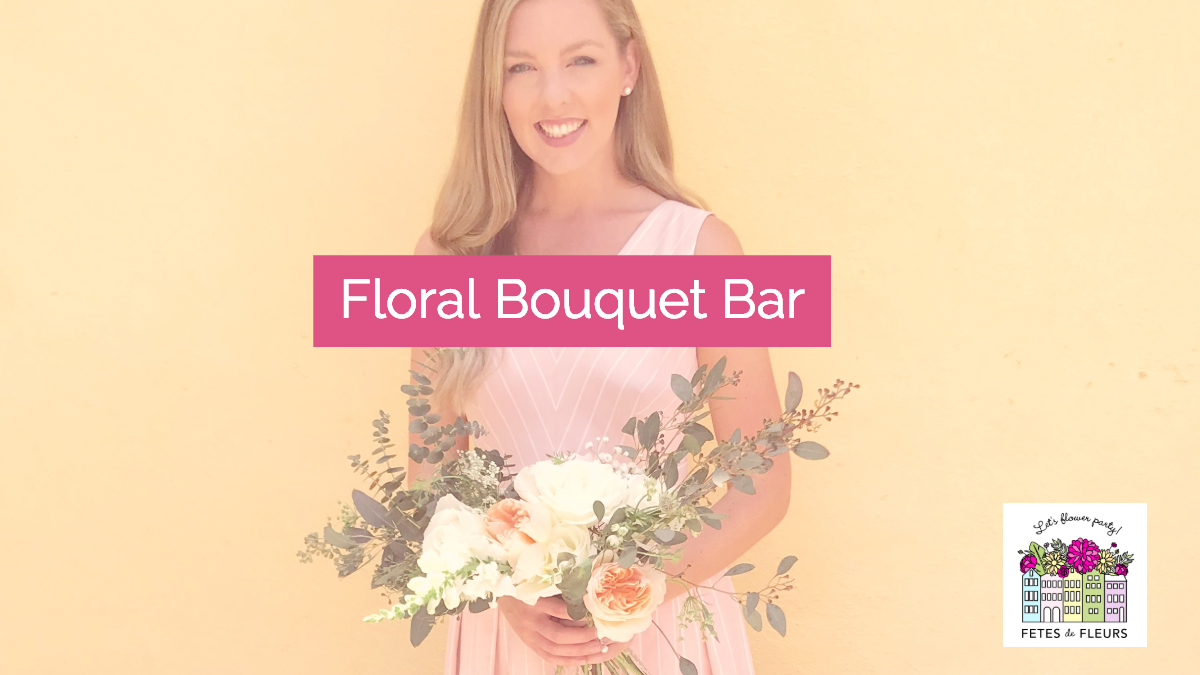 floral bouquet bar