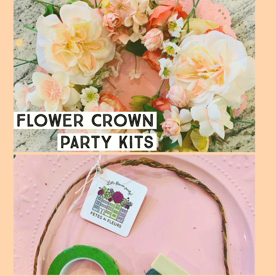 flower crown party kits 