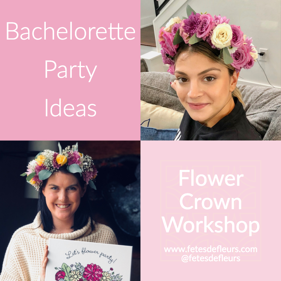 flower crown workshop for a bachelorette party -1