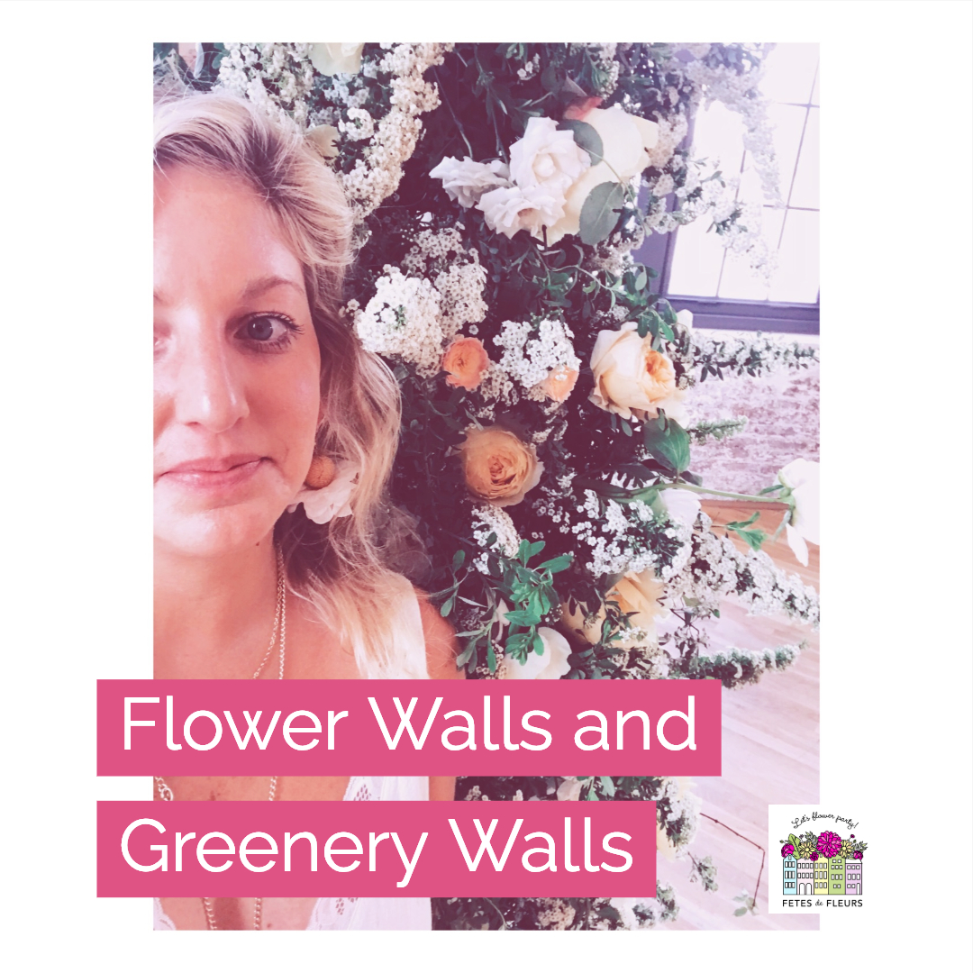 flower walls and greenery walls 