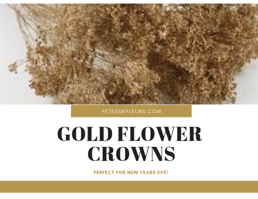 gold flower crowns 